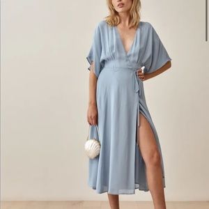 NWT Reformation Karen dress, Mineral, Size Small